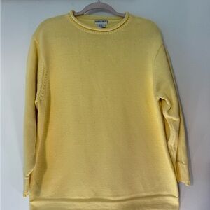 Woman’s sweater Fashion Bug, Butter Yellow Crew Neck
